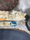 Blue Topaz 3.35 Carat – Oval Cut Loose Gemstone | 3H Gems