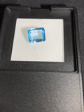 Blue Topaz 7.05 Carat – Emerald Cut Loose Gemstone | 3H Gems