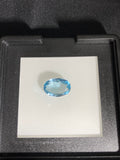 Blue Topaz 3.30 Carat – Oval Cut Loose Gemstone | 3H Gems