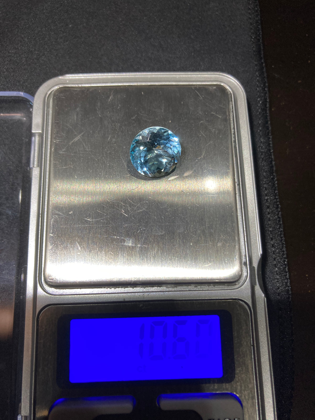 Natural Blue Topaz 10.60 Carat – Faceted Loose Gemstone | 3H Gems