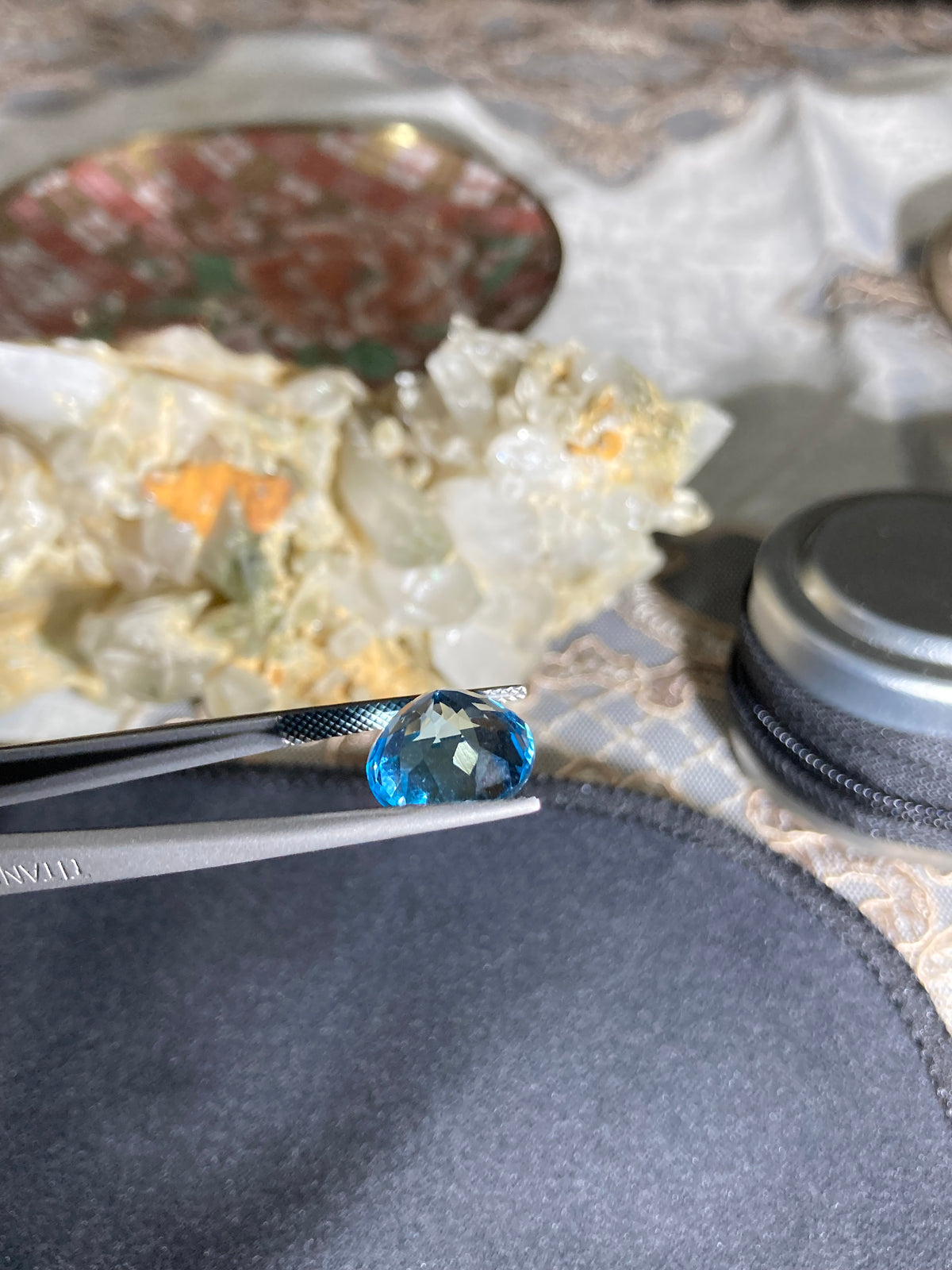 Natural Blue Topaz 10.60 Carat – Faceted Loose Gemstone | 3H Gems