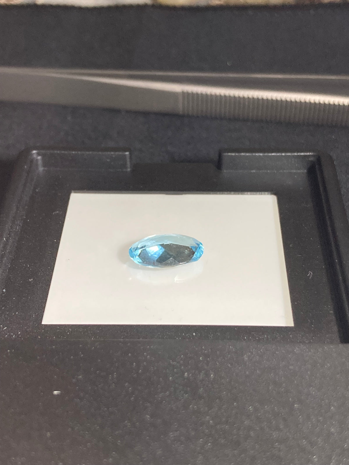 Blue Topaz 3.30 Carat – Oval Cut Loose Gemstone | 3H Gems