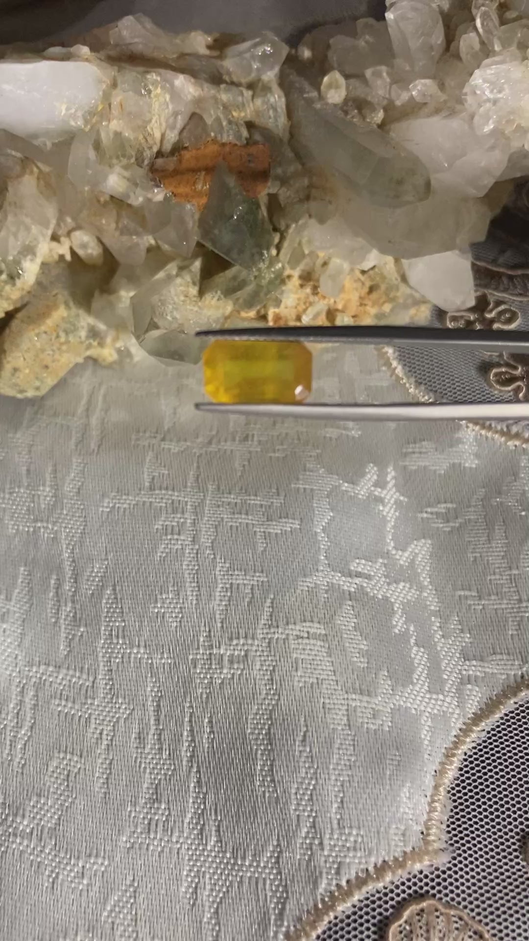 Natural Yellow Sapphire – 4.15 Carat | Emerald Cut Loose Gemstone